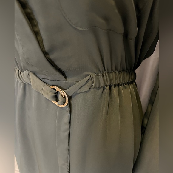 H&M green long sleeved dress size 2 - Picture 5 of 5